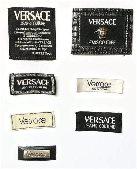 versace vintage tag id|Versace logo lookup.